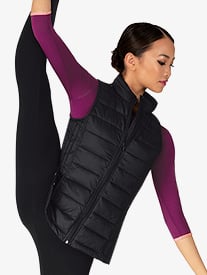 Mariia - Womens Sleeveless Puffy Warm-Up Vest